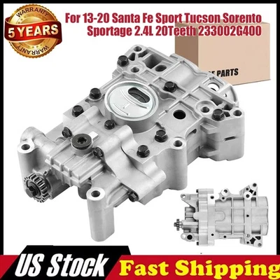Engine Oil Pump For 2013-2016 Hyundai Santa Tucson 2013-18 Kia Sorento 2.4L L4.- — 第 1/4 张图片
