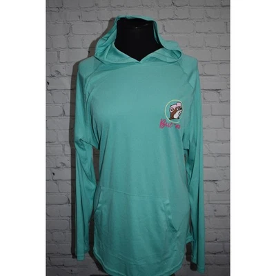 Buc-ee's Sun Shirt Hoodie Womens Size 2X Polyester Sunshine On My Mind Pineapple - Image 1 of 4