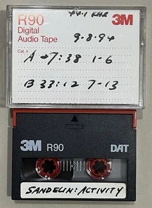 Sandelin - Activity! DAT Production Master Digital Audio Tape Cassette Rare - Picture 1 of 1