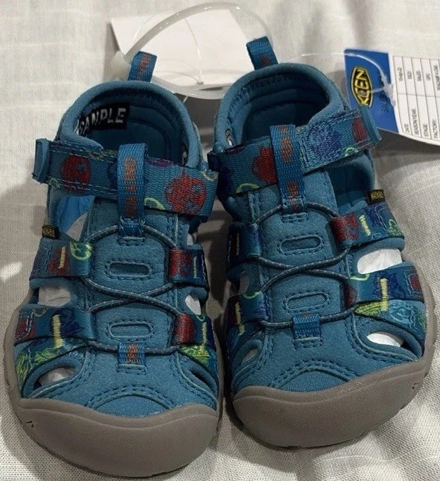 Keen Newport H2 Waterproof Sandals Light Blue Lime Hiking Womens Size 5 Youth 5 Foto 1 de 1