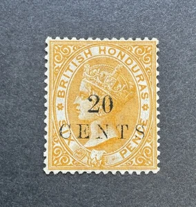 Britisch Honduras SG 29 20c auf 6d gelb postfrisch - Kat 32£ - Bild 1 von 2