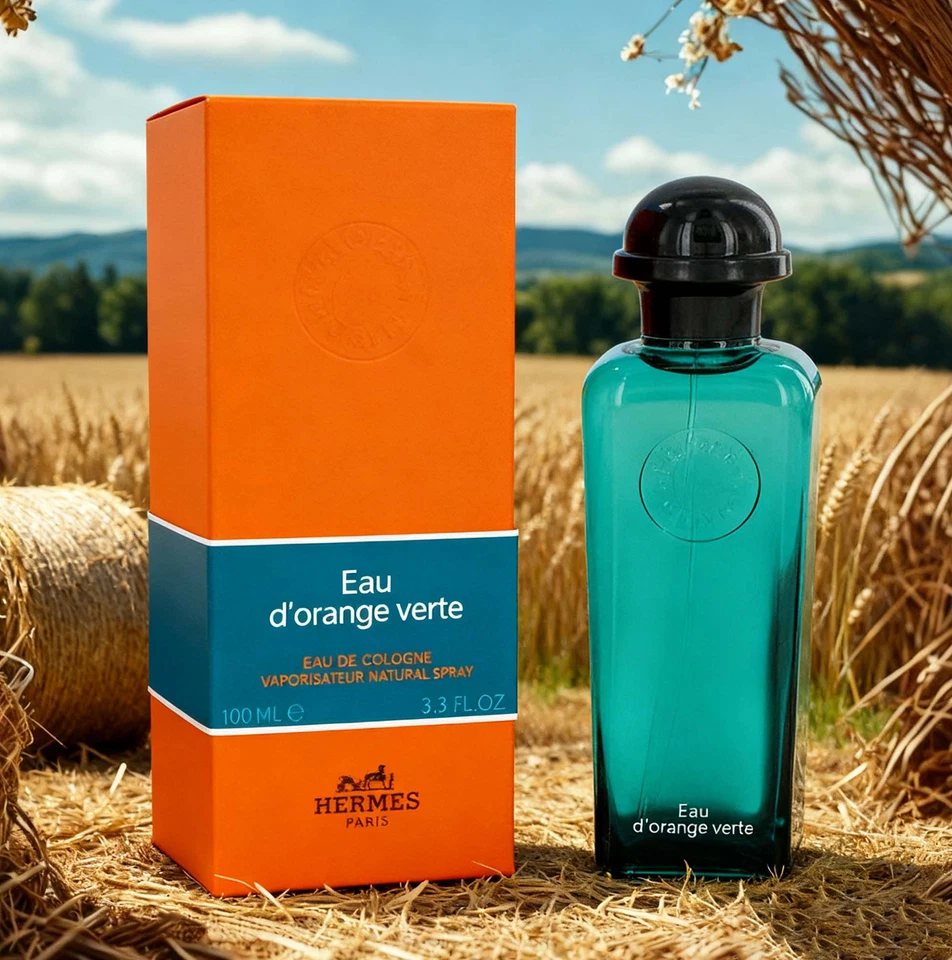 Одеколон для мужчин Eau D'Orange Verte от Hermes духи 3,3/3,4 унции новый в коробке - Изображение 1 из 4