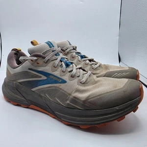 Zapatos deportivos Brooks Cascadia 16 para hombre talla 12 Oyster Mushroom aleación naranja - Imagen 1 de 13