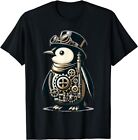 Cool Steampunk Aesthetic Penguin Lover Vintage Penguin T-Shirt