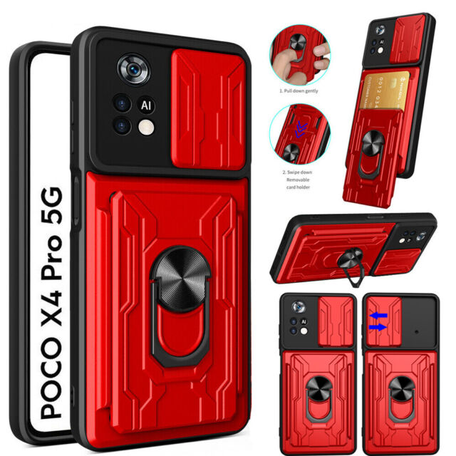 Funda Case Mate Protector Anillo Compatible Xiaomi 13 5G Rojo GENERICO