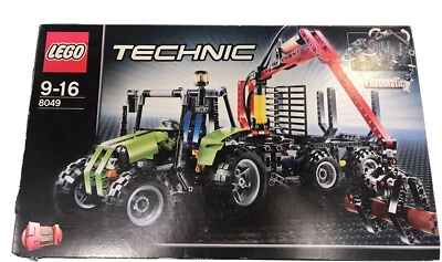 Lego TECHNIC Tractor with Pneumatic Log Loader (8049) - 100% Complete. - Image 1 of 4
