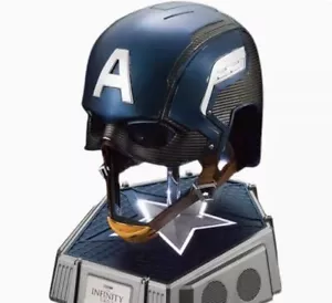 LO ÚLTIMO EE. UU. Marvel Capitán América Casco 1/1 Máscara Usable Colección Juegos con disfraces Accesorios - Imagen 1 de 12