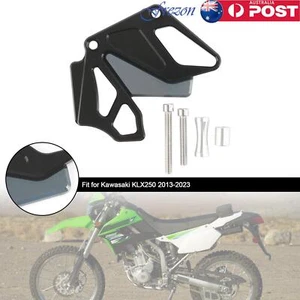 Front Sprocket Cover Chain Guard Protector For Kawasaki KLX250 2013-2023 BlackAU - Picture 1 of 12