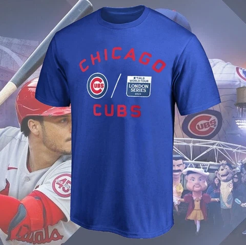 SALE!!! Chicago Cubs 2023 Wrld Tour London Series Legend T shirt S-3XL Cover