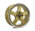 To Suit Bmw 3 Series E30 Wheels Package: 17X7.0 17X8.5 Simmons Fr-1 Gold And ...