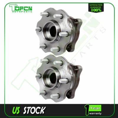 Se adapta a Nissan Pathfinder LE Armada SE 2005-2008 2 piezas cojinete de cubo de rueda trasera Foto 1 de 4