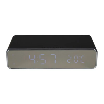 Recharge: Wireless Fast Charging Digital Alarm Clock Black Bedroom Bedside - Image 1 of 4
