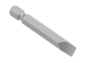 Genius Tools 1/4" Hex Shank, 0.8x5.0mm Slotted Power Screwdriver Bit, 50mmL -... - Picture 1 of 1