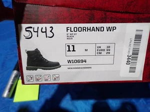 Wolverine Men's US 11 Floorhand Waterproof Steel-Toe 6" Work Black Boot #W10694 - Picture 1 of 8