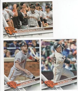 2017 Topps San Francisco Giants Team Set Series 1 & 2 - 21 Cards - Picture 1 of 1