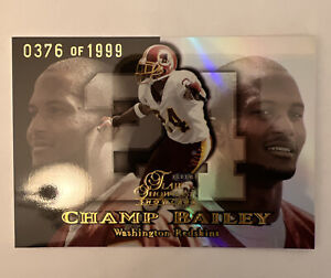 CHAMP BAILEY 1999 Flair Showcase Rc #0376/1999 Seat 3 Washington Redskins