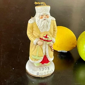 Figura Adorno Cerámico Papá Noel RUSIA Papá Noel Navidad 1903 - Imagen 1 de 3