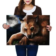 A2 - Ginger Werewolf Horror Halloween Wolf Poster 59.4X42cm280gsm #45157