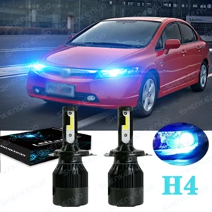 2x Bulbs H4 HB2 9003 LED Headlight Hi/Lo Bulbs 8000K FOR Honda Civic 1992 - 2003 - Picture 1 of 12