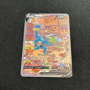 💪 Gold Metal Machamp V ALT ART 172/189 Fan Art Card Collectible/Gift/Display💪 - Picture 1 of 2