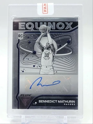 BENNEDICT MATHURIN 2022-23 FLUX ROOKIE EQUINOX AUTOGRAPH RC AUTO Q3280 - Image 1 of 2