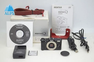 [3,630 shots] PENTAX Q 12.4MP Camera Black Body only w/ Box [Mint] #251106j - Image 1 of 4