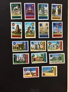 Barbados 1970 XF MNH Sc#328 - 343, (W50) - Picture 1 of 2