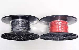 CABLE CALIBRE 16 ROJO Y NEGRO 200 FT EA EN CARRETE PRIMARIO MTW TRENZADO COBRE POTENCIA - Imagen 1 de 4