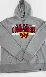 **WASHINGTON COMMANDERS** GREY HOODIE ** UNISEX- LARGE** - Picture 1 of 2
