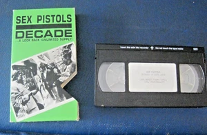 Sex Pistols Decade A Look Back VHS - Picture 1 of 6