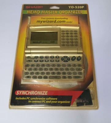 Sharp Memo Master Organizer YO-520P Synchronize Brand New Sealed 1MB - Image 1 of 4