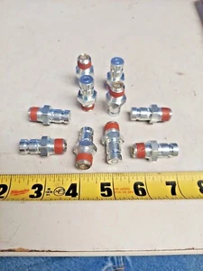Confezione da 10 - Attacco tubo disconnessione rapida maschio Strato QD4, PD343-784-SR - Foto 1 di 6