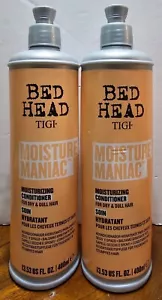 (2 Pack) Bed Head Moisture Maniac Conditioner (13.53oz Per Bottle) NEW - Picture 1 of 2