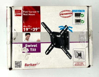 Barkan TV Wall Mount 19"-39" Swivel & Tilt Model 2200 - Imagem 1 de 2