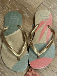 Havaianas Girl's Slim Palette Glow Flip-Flop Size 3-4Y - Picture 1 of 10