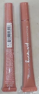 2 Revlon Kiss Plumping Lip Creme 0.25 Oz EACH. NEW SEALED #500 CASHMERE CREME.  - Picture 1 of 1