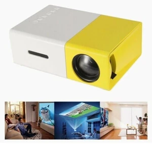 MINI PROIETTORE PORTATILE HD LED VIDEOPROIETTORE HOME CINEMA TV VGA/USB/SD/AV - Foto 1 di 11