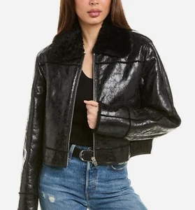 Iro Miram Shearling Jacket/ Size 38 - Picture 1 of 15