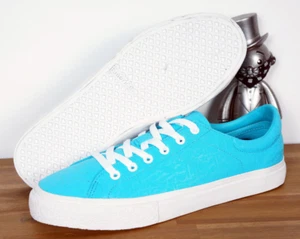Emerica Skate Footwear Skate Shoes Omen Lo Blue White Canvas 9/42 - Imagen 1 de 1