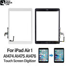 For Apple iPad Air 1 White Front Panel Glass Digitizer Touch Screen Replacement