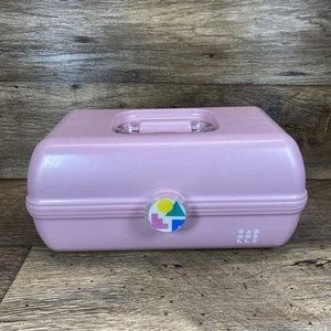 Vintage Glitter Pink Caboodles Makeup Case Model 5626 - Picture 1 of 12