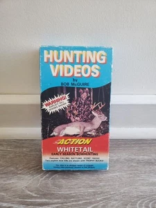 NOS 1980’s VHS HOW TO HUNT WHITETAIL DEER by Bob McGuire Hunting Videos Used - Picture 1 of 9