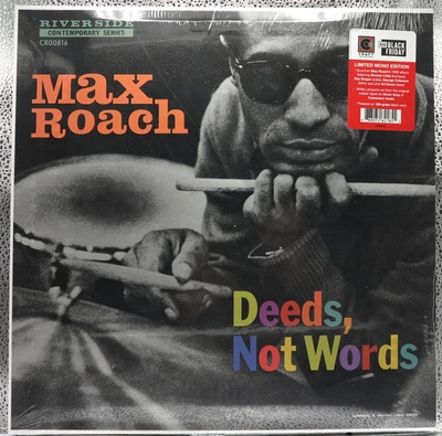 Max Roach "Deeds, Not Words" Limited Mono Edition RSD Black Friday 2024 - Image 1 of 4