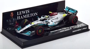 1:43 Minichamps Mercedes AMG F1 W13 GP Bahrain Hamilton 2022 - Picture 1 of 3