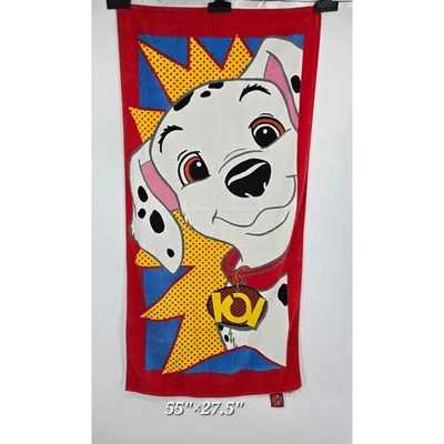 Vintage Disney 101 Dalmatians Cotton Beach Bath Towel - Image 1 of 4