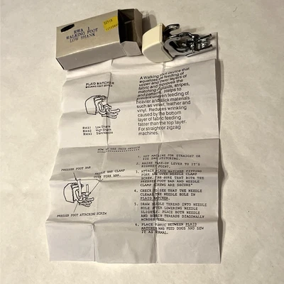 RWA 1 Walking Foot Device Low Shank - Plaids & Strips Fabric Matcher - Image 1 of 4