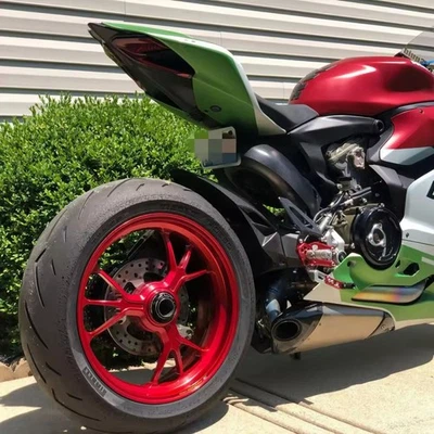 Guardabarros trasero de fibra de carbono para Ducati Panigale 899 959 carenado guardabarros abrazador Foto 1 de 4