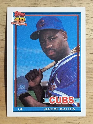 1991 Topps #135 Jerome Walton - Image 1 of 2