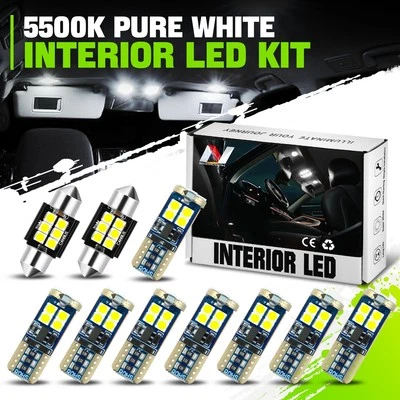 10 Pcs Interior Courtesy License Plate Light Bulbs for Toyota Highlander 08-13 - Изображение 1 из 4