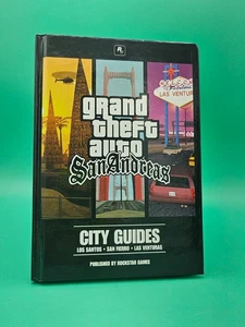 Libro guía de la ciudad de Grand Theft Auto San Andreas con póster/mapa auténtico SIN JUEGO - Imagen 1 de 8